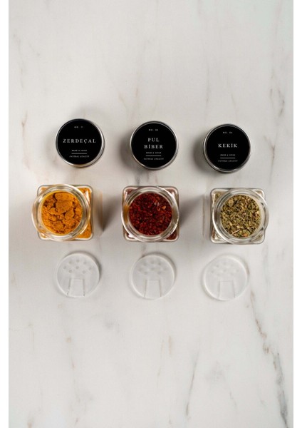 12'li Cam Baharatlık Seti Kapaklı Etiketli Baharatlık Takımı MH00SYH12 indirimleri