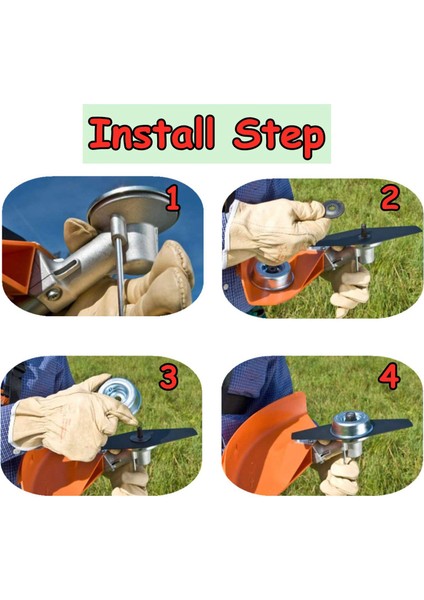 Stihl FS55 FS56 FS70 FS80 FS83 FS85 FS90 FS100 FS110RX FS120 Bıçak Adaptörü Aksesuar Bakım Kiti Için Uygundur (Yurt Dışından)