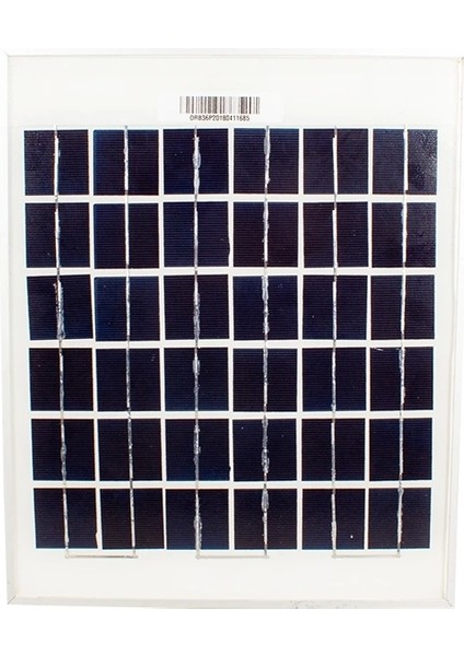 10 Watt Polikristal Güneş Enerji Paneli (254X364X25M)