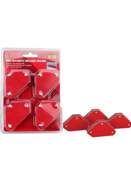 4 Mini Manyetik Kaynak Pozisyoner Seti Manyetik Sabit Açı Aleti 9lb Donanım Aletleri (Yurt Dışından) indirimleri