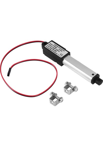 Mikro-Doğrusal Aktüatör, 2 Inç Strok, 90N/20.3LB, Hız 9.5mm/s Elektrikli Su Geçirmez Aktüatör Motoru Doğrusal Aktüatör 12V (Yurt Dışından)