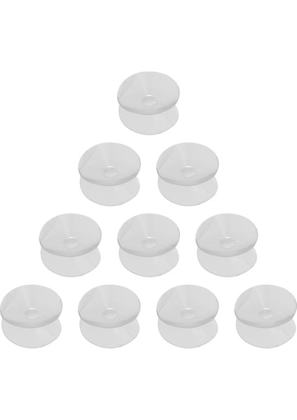 10 Adet Çift Taraflı Vantuz - Cam, Plastik Için Vantuz Pedleri - 30MM Genişlik (Yurt Dışından) modelleri