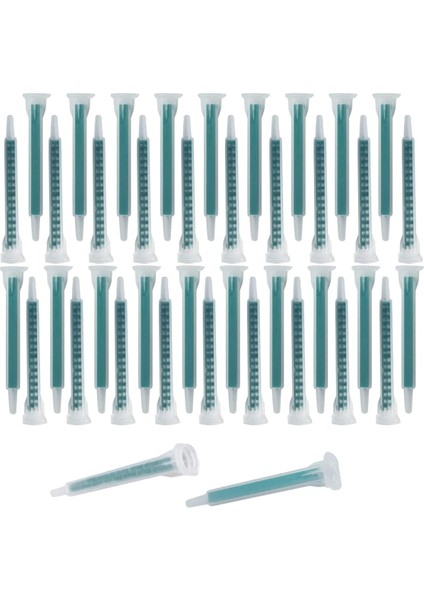 40 Parça Epoksi Karıştırma Nozulu Elektrostatik Karıştırma Nozulu Kartuş Ucu 50ML/1.7OZ (1:1/1:2 Oranı) 16 Eleman (Yurt Dışından)