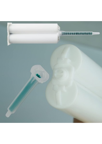 40 Parça Epoksi Karıştırma Nozulu Elektrostatik Karıştırma Nozulu Kartuş Ucu 50ML/1.7OZ (1:1/1:2 Oranı) 16 Eleman (Yurt Dışından)