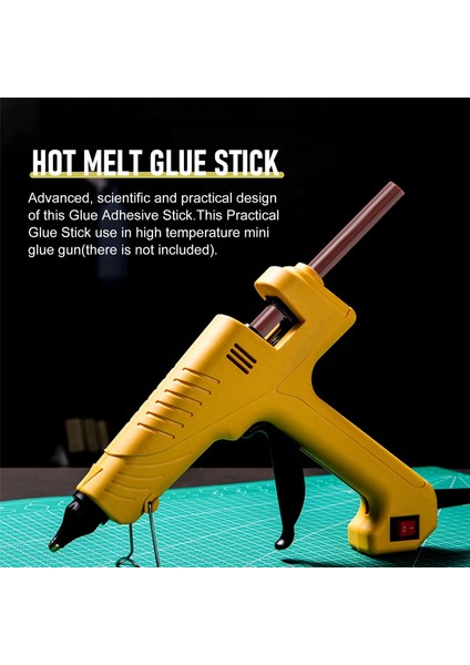 10 Adet 100MM x 7mm Sıcak Eriyen Tutkal Tabancası Için Yapışkan Sıcak Eriyen Tutkal Çubukları Kahverengi (Yurt Dışından) fırsatları