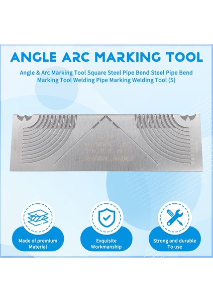 Açı ve Ark Işaretleme Aracı Kare Çelik Boru Bükümü Çelik Boru Bükümü Işaretleme Aracı Kaynak Kare Boru Işaretleme Kaynak Aracı S (Yurt Dışından)