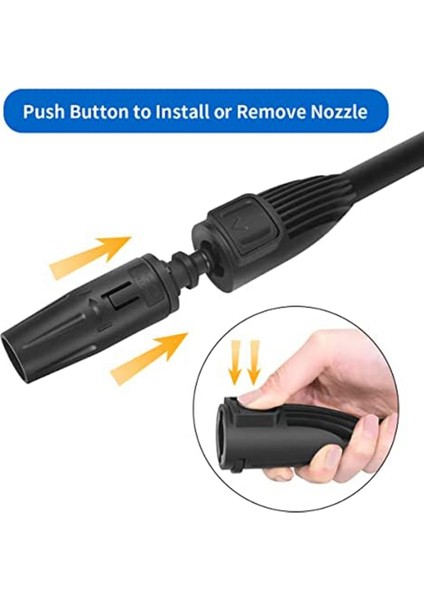 Karcher K2 K3 K4 K5 K6 K7 Için Yüksek Basınçlı Püskürtme Borusu, Ayarlanabilir Püskürtme Ucu Basınçlı Yıkama Makinesi Aksesuarı (Yurt Dışından)