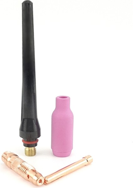 WP26 WP17 WP18 Argon Tıg Kaynak Torcu Sarf Malzemeleri Için 4 Adet Tungsten Elektrotlar Pens Ucu Alümina Nozul Bardak Kapağı (Yurt Dışından)