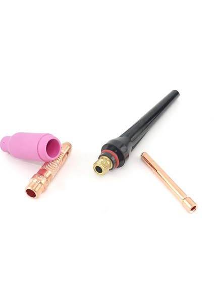 WP26 WP17 WP18 Argon Tıg Kaynak Torcu Sarf Malzemeleri Için 4 Adet Tungsten Elektrotlar Pens Ucu Alümina Nozul Bardak Kapağı (Yurt Dışından)