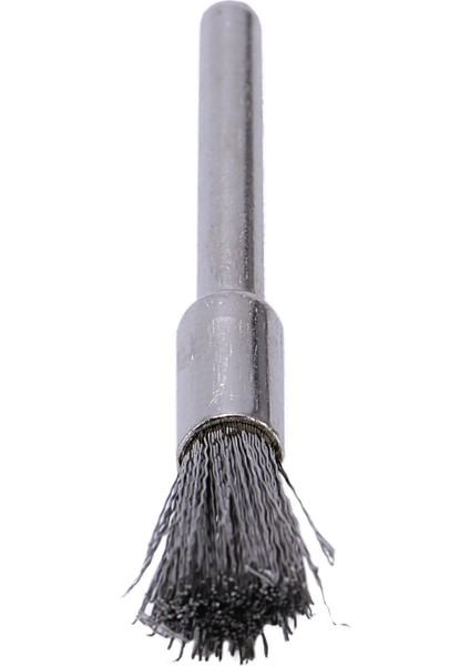 10 Adet Paslanmaz Çelik 1/4 Inç (6 Mm) Kalem Tel Fırça #532 1/8 Inç (3 Mm) Saplı Dremel ve Uyumlu Döner Alet Için (Yurt Dışından)