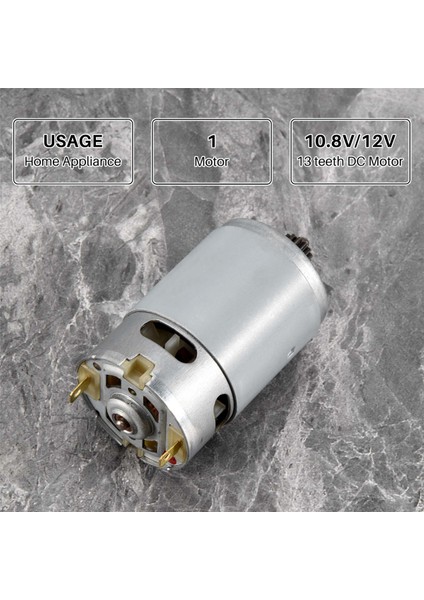 10.8V/12V 13 Dişli Motor Bosch GSR10.8-2-LI GSR120-LI GSR10.8V-LI-2 Yüksek Kaliteli Elektrikli El Aletleri Için Değiştirilir (Yurt Dışından)