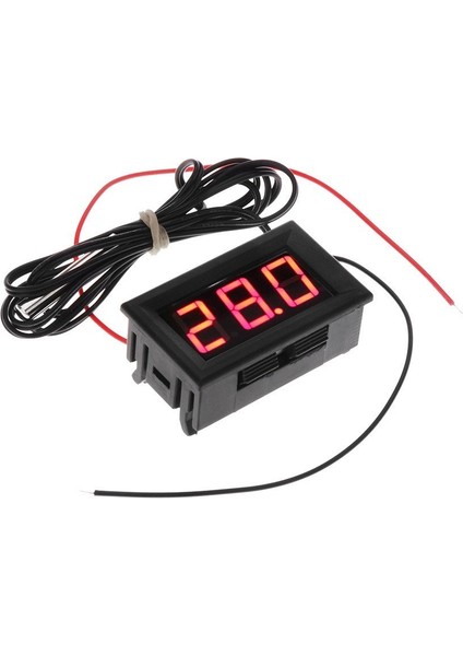Dc 5 - 12 V - 50 - 110 Derece C Dijital Termometre Termometre Buzdolabı Problu Sıcaklık Dedektörü [paralel Ithalat Malları] Kırmızı (Yurt Dışından)