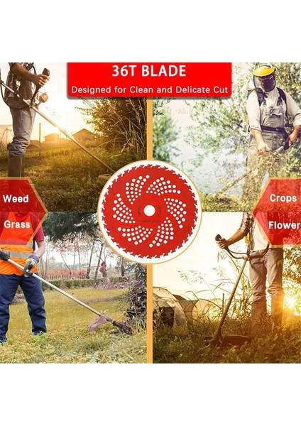 Çim Biçme Makinesi Bıçağı Alaşımlı Çalı Kesici Testere Bıçağı 9 Inç 36 Diş 230 Tungsten Çelik Manganez Çelik Bahçe Aletleri (Yurt Dışından) fırsatları