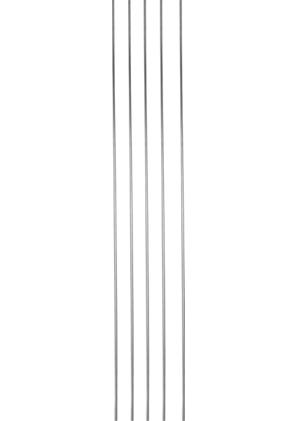 5 Adet Dıy Rc Model Paslanmaz Çelik Dairesel Yuvarlak Çubuk Çubuk 500MM x 3mm (Yurt Dışından)