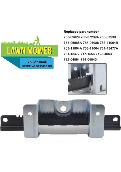 753-11064B 75311064B CR12 Direksiyon Servis Kiti Mtd/cub Cadet Için 783-06988 783-06988A 753-11064C 731-13477 753-11064 (Yurt Dışından)