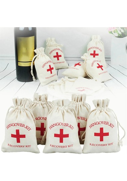 20 Adet Düğün Hediyelik Eşya Çantası Seti Çantalar Misafirler Için Hediye Kızıl Haç Pamuklu Keten Keseler Festival Etkinlik Parti (Yurt Dışından) fiyatları