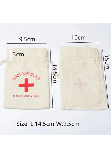 20 Adet Düğün Hediyelik Eşya Çantası Seti Çantalar Misafirler Için Hediye Kızıl Haç Pamuklu Keten Keseler Festival Etkinlik Parti (Yurt Dışından) modelleri