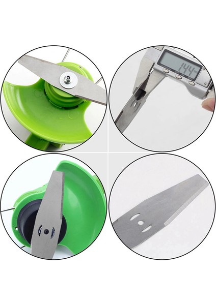 6 Adet Metal Çim Biçme Bıçağı Ip Biçme Makinesi Başlığı Yedek Aksesuarları Testere Bıçakları Çim Biçme Makinesi Bağlantı Parçaları (Yurt Dışından) fırsatları