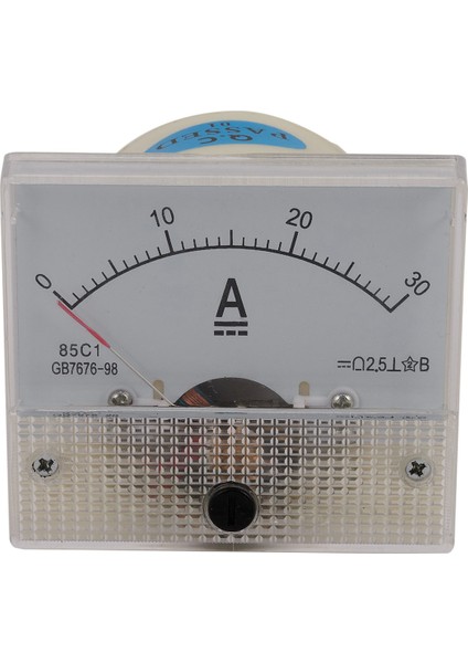 85C1-A Dc Analog Ampermetre Panel Metre Ölçer 30A Amper Ölçer Akım Mekanik Ampermetreler (Yurt Dışından)