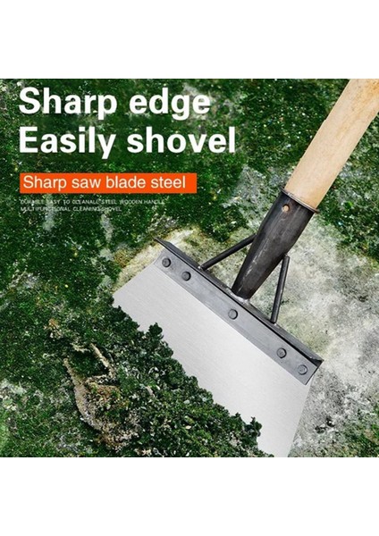 Temizleme Küreği, Kare Bahçe Küreği Kürek Manganez Çelik Düz Kürek Direk Dahil Değil, Çim Kenarları ve Yabani Ot Temizleme 30CM (Yurt Dışından) indirimleri