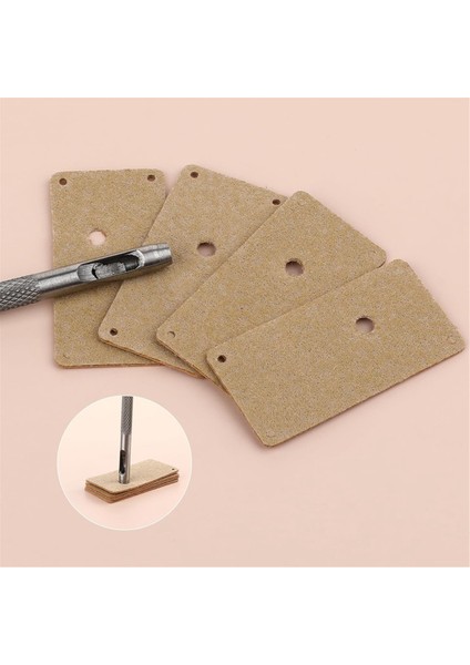6 Adet Deri Delgeç 1.5mm-4.5mm Yuvarlak Içi Boş Delgeç Seti Deri Saat Kayışı Için Deri Dikiş Delgeç Aracı (Yurt Dışından) fiyatları