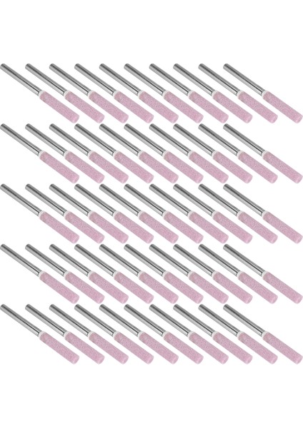 50 Adet Burr Taşlama Taşı Dosyası, Zincirli Testere Bileyici Için Parlatma Taşlama Aleti Taşlama Uçları, 0,16 Inç/ 4 mm (Yurt Dışından)