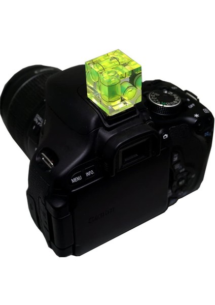 Su Terazisi Sıcak Yuva Kamera Seviyesi 3 Eksenli Kabarcık Su Terazisi Canon Nikon Olympus Pentax Dijital ve Film Kameralar Için (Yurt Dışından) fırsatları