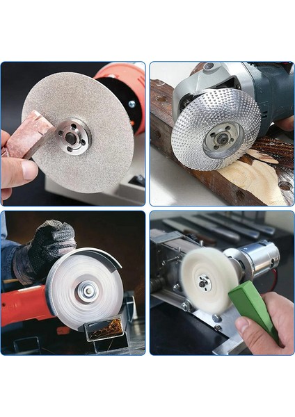Matkap Açı Taşlama Adaptörü, 6MM/10MM Arbor Mandrel Adaptörü Flanş Somunu Parça Seti ve 2 Anahtar Anahtarı (Yurt Dışından)