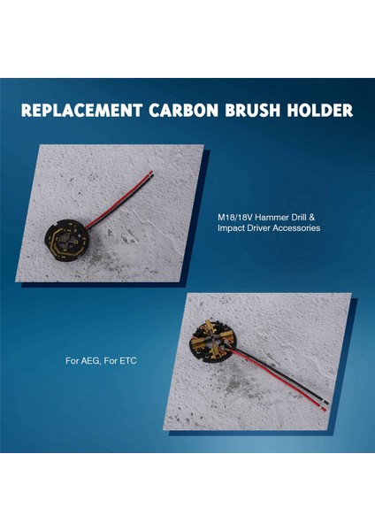 Aeg M18 18V M12 Darbeli Matkap ve Darbeli Sürücü Aksesuarları Için Karbon Fırça Tutucu Fırça Kartı Tertibatı Değişimi (Yurt Dışından) indirimleri