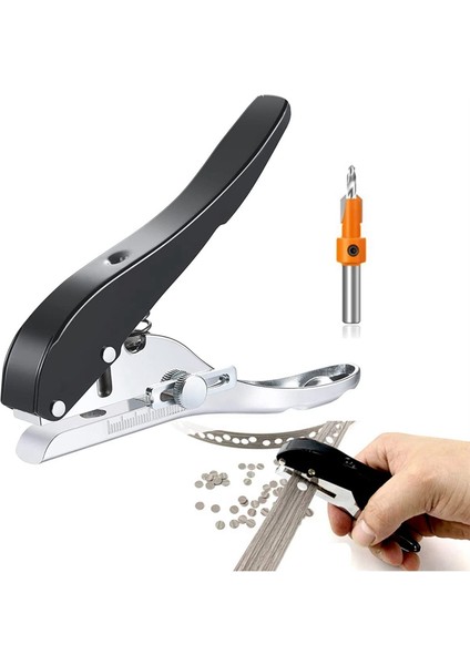 Tek Delik Delme 5/16 Inç-8mm Ağır Hizmet Tipi Delik Delme Makinesi Kağıt Delme Makinesi Taşınabilir Elde Tutulan Uzun Delik Delme Makinesi Kağıt Kartlar Için (Yurt Dışından)