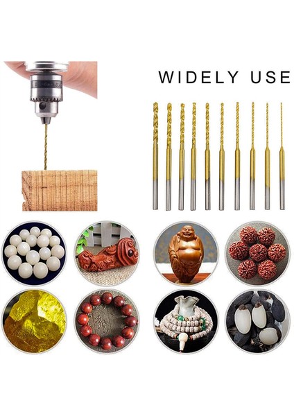 Mikro-Twist Matkap Ucu Seti - 10 Adet 0.6mm-2.2mm Minik Matkap Ucu 2.35 Shank Hss Mini Gravür Matkap Uçları Delik Delme Aracı (Yurt Dışından) indirimleri