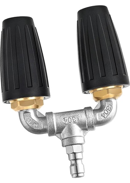 Çift Turbo Nozullu Basınçlı Yıkama Makinesi, 360° Dönen Çift Turbo, 4000 Psı, 4-6 Gpm Hızlı Bağlantılı (Yurt Dışından)