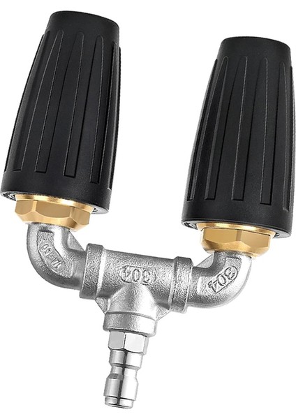 Çift Turbo Nozullu Basınçlı Yıkama Makinesi, 360° Dönen Çift Turbo, 4000 Psı, 4-6 Gpm Hızlı Bağlantılı (Yurt Dışından)