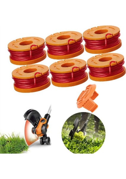 Trimmer Makaraları Kapak Seti Worx Biçme Makinesi WA0010 Makarası WA6531 Misina Kapağı Alet Parçaları Için Uygun (Yurt Dışından) fırsatları