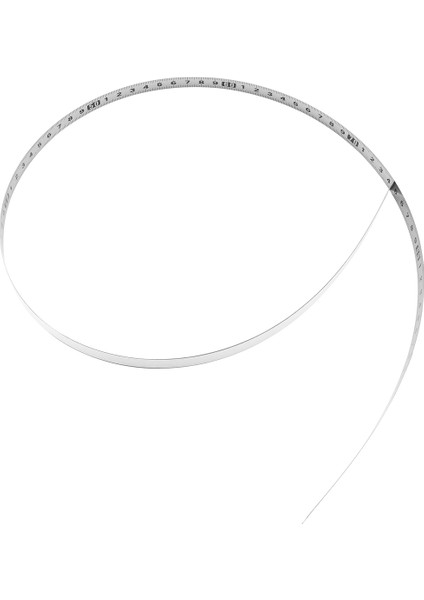 Paslanmaz Çelik Yapışkanlı Ölçek Hassas Ahşap Işleme Kılavuz Rayı Kendinden Yapışkanlı Bant Ölçüsü Metal Cetvel Yapıştırıcılı, C-100CM (Yurt Dışından)