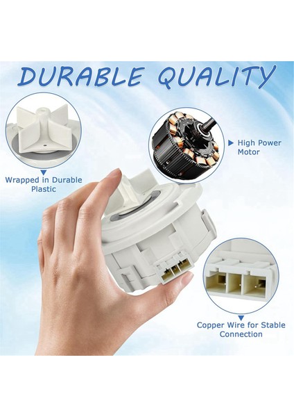 Bulaşık Makinesi Tahliye Pompası EAU62043401 EAU62043403 Lg Ken-More Bulaşık Makinesi/kurutma Makinesi Için, EAU60710801 EAU60710802'YI Değiştirin (Yurt Dışından) modelleri