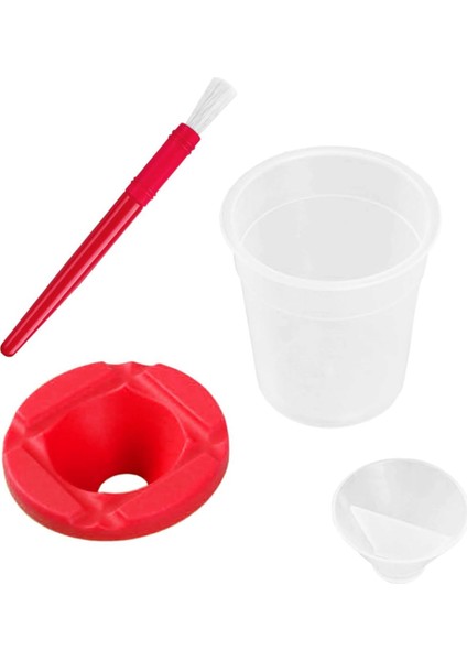 Çocuklar Için Kapaklı 10 Adet Boya Kapları, Sanatçılar Için Dökülmeye Karşı Dayanıklı Öğrenme Renk Kapları (Yurt Dışından)