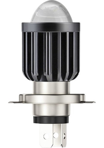 H4 LED Spot Küçük Ampul LED Motosiklet Modifiye Far Entegre Iki Renkli Far Aksesuarları (Yurt Dışından)