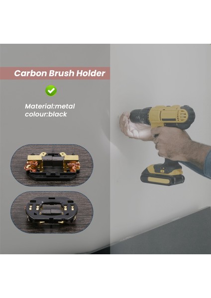 Dewalt Akülü Matkap DCD730 DCD735 DCD780 DCD785 Için Fırçalı Akülü Matkap Karbon Fırça Tutucu (Yurt Dışından)