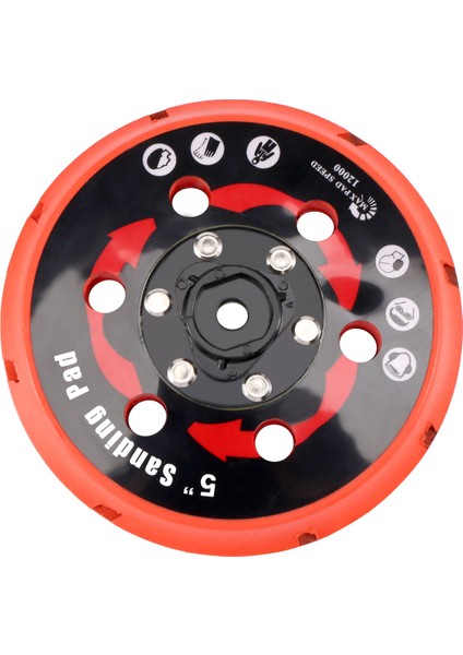 DAS-21E Kısmi Çift Etkili Cila Makinesi Için Zımpara Pedi Destek Plakası Arka Tutucu Da Cila Makinesi 5 Inç (Yurt Dışından)