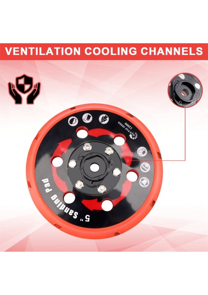 DAS-21E Kısmi Çift Etkili Cila Makinesi Için Zımpara Pedi Destek Plakası Arka Tutucu Da Cila Makinesi 5 Inç (Yurt Dışından) indirimleri