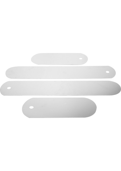 4 Parça Metal Düz Çorap Aparatı Sublimasyon Mürettebat Çorap Aparatı Boya Baskı Isı Pres Transfer Çorap Aksesuarları, 2 Boyut (Yurt Dışından)