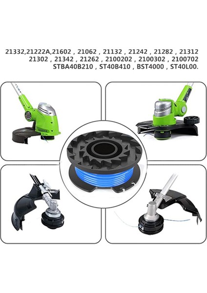 3 Paket Iplik Kesme Makinesi Yedek Makara Misinası 29252 29092 Greenworks 20V 24V 40V 80V Weed Eater Kablosuz Kesme Makinesi Için (Yurt Dışından) fiyatları