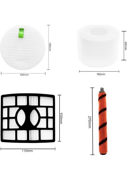 Shark AX952 AX951 AX950 AZ1002 Için Yedek Vakum Parçaları Filtreleri XFF650 & XHF650 & 1173FT950 Parçası ile Karşılaştırın (Yurt Dışından) fiyatları