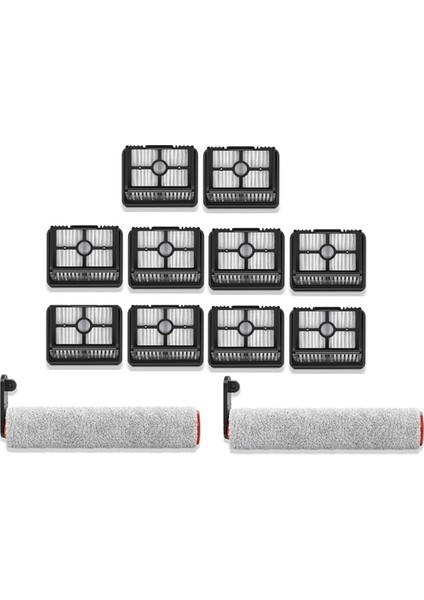 Dreame H20 / Dream H30 Zemin Fırçalama Vakumu Yedek Parça Aksesuarları Rulo Fırça Hepa Filtre (Yurt Dışından)