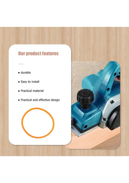 1 x Makita Planya 1900B Için Uygun Turuncu Pu Kayış (Yurt Dışından)