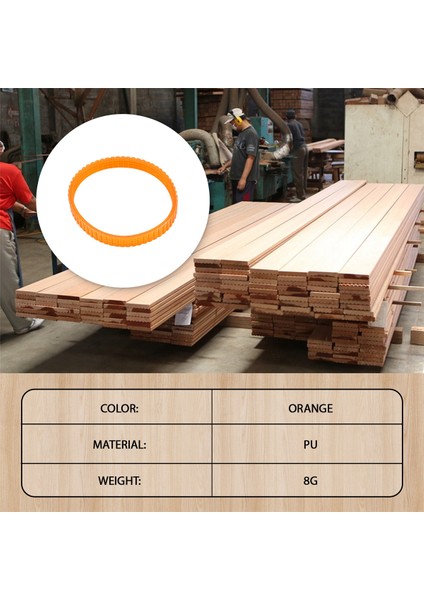 1 x Makita Planya 1900B Için Uygun Turuncu Pu Kayış (Yurt Dışından)