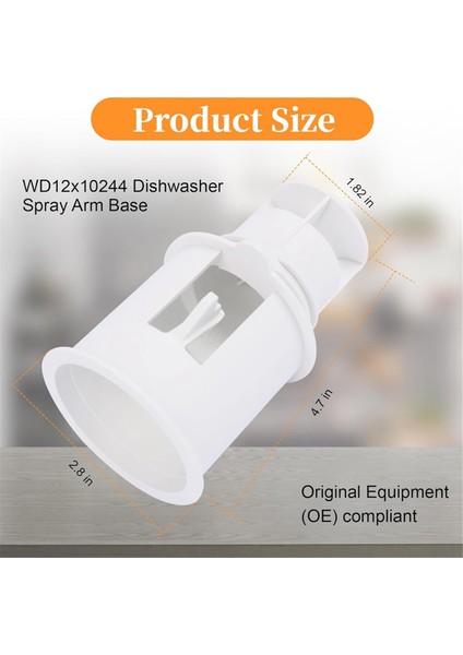 WD12X10244 Bulaşık Makinesi Sprey Kolu Tabanı Bulaşık Makinesi Alt Sprey Kolu Ge Bulaşık Makinesi Parçaları Için Yedek 1263951 PS1765974 (Yurt Dışından) fiyatları
