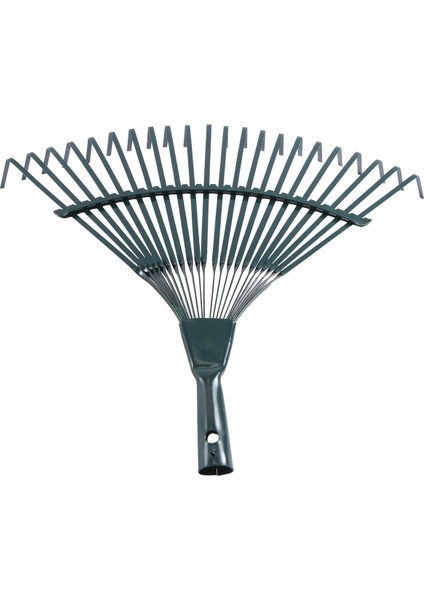 42CM Çelik Fan Tırmık Başlığı Yedek Ağır Tırmık Başlığı Bahçe Çim Patio Yapraklar Yaprak Çim 22 Diş (Yurt Dışından)