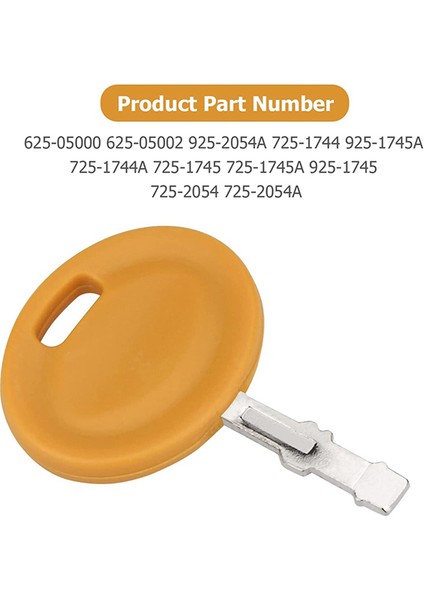 Cub Cadet Xt1 Zt1 Lt Ltx Troy Bilt Çim Biçme Makinesi Mtd Biçme Makinesi Için Çim Biçme Makinesi Başlangıç Anahtarları 925-2054A 925-1745A, 5'li Paket Değiştirin (Yurt Dışından)